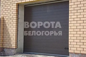 Алютех ворота 8014 s-гофр