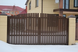 Распашные ворота ADS 400 с алюминиевым профилем 