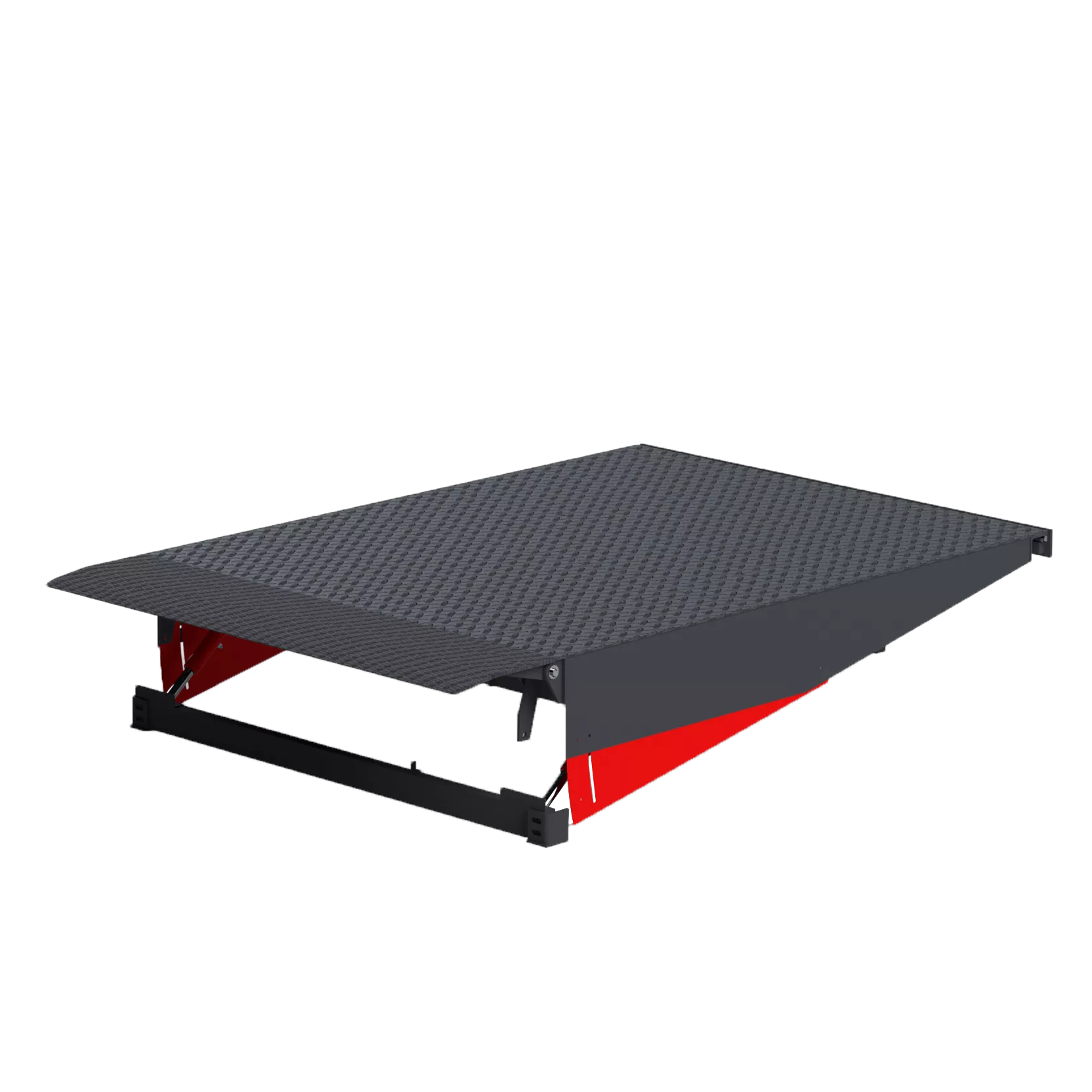 Уравнительная платформа ALUTECH  SL с подъёмно-поворотной аппарелью 2000*2000