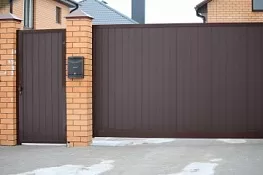 Сдвижные ворота  и калитка  ADS 400 ALUTECH  
