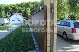 Откатные ворота в частный дом